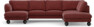 Madison Lux - 2-sits soffa med schäslong vänster och divan höger - Rosa