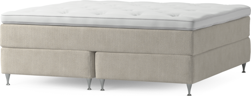 Delux Exclusive - Kontinentalsäng, dubbelsäng med bäddmadrass och sängben