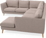 Madison - Hörnsoffa med schäslong höger - Beige