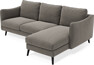 Madison Lux - 2-sits soffa med schäslong höger - Grå