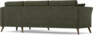 Eden - 2,5-sits soffa med schäslong - Grön