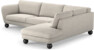 Madison Lux - 3-sits soffa med divan höger - Beige