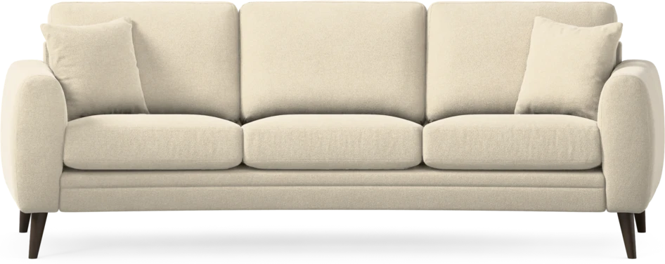 Eden - 3-sits soffa svängd - Beige
