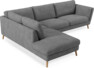 Madison Lux - 3-sits soffa med divan vänster - Vit