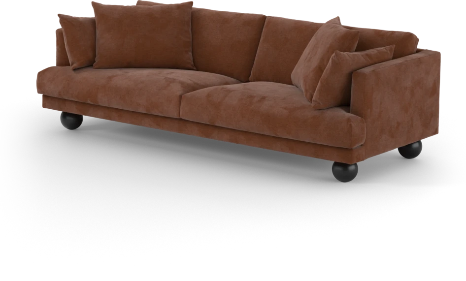 Harper - 4-sits soffa - Orange