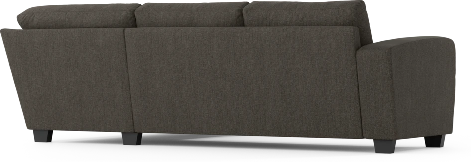Friday - 2,5-sits soffa med divan höger - Brun