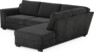 Friday - 2,5-sits soffa med divan höger - Blå