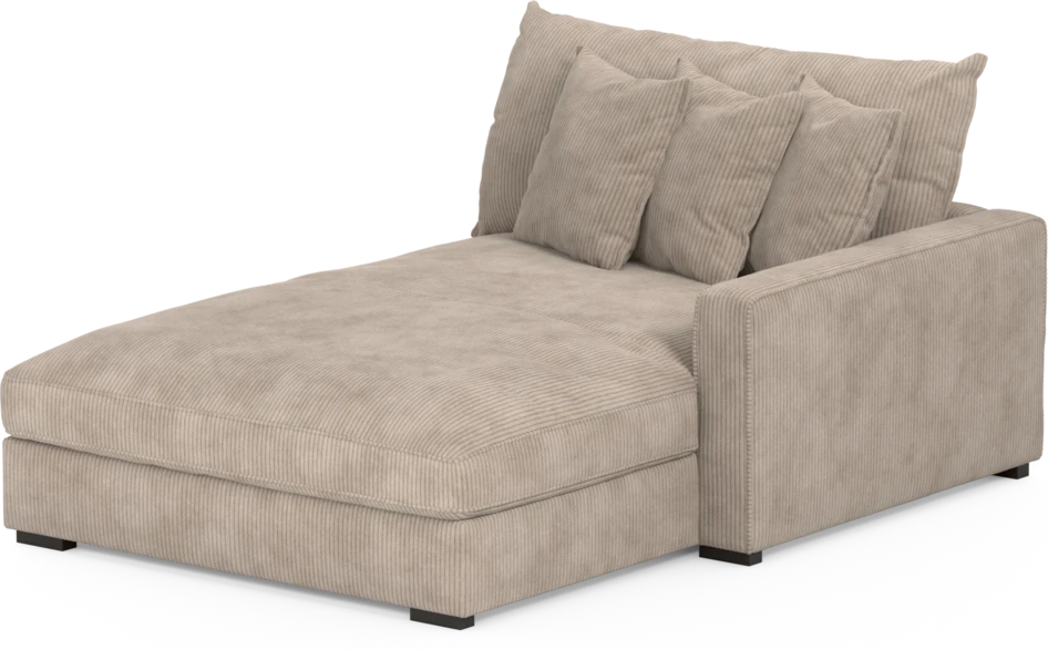 Rossi - Schäslong XL höger - Beige