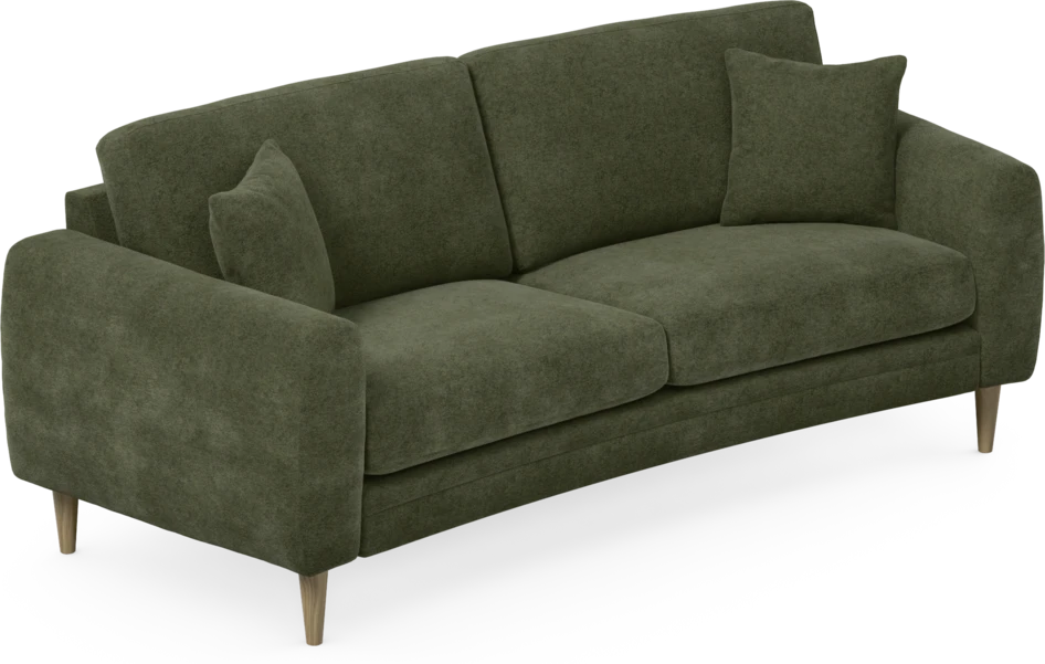 Eden - 2,5-sits soffa svängd - Grön