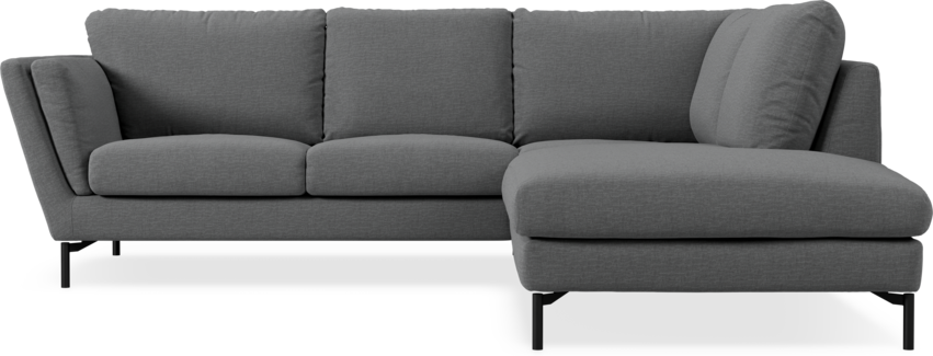 Madison - 2-sits soffa med divan höger - Grå
