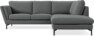 Madison - 2-sits soffa med divan höger - Grå