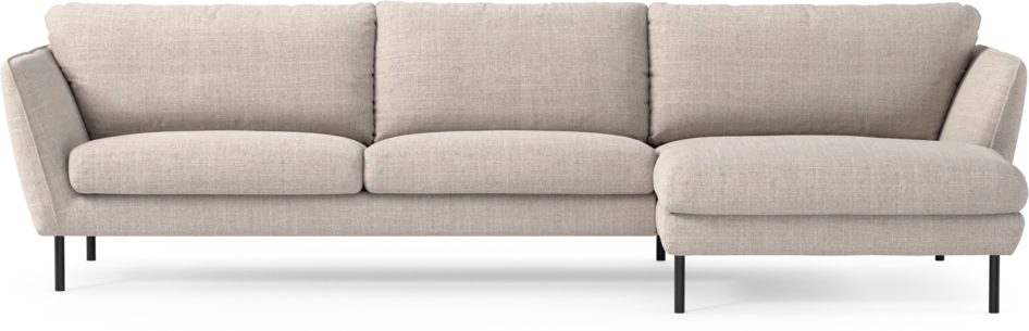 Madison Lux - 3-sits soffa med schäslong höger - Beige