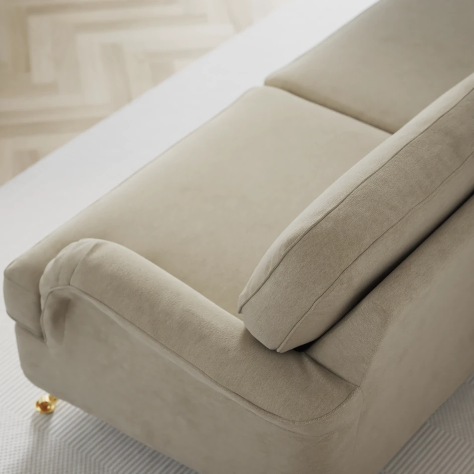 Oxford - 3-sits soffa svängd - Beige