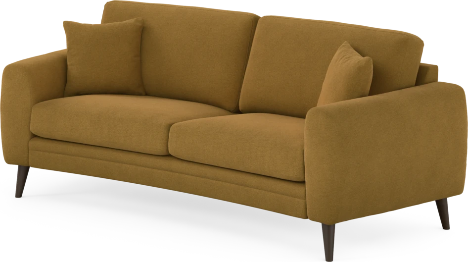 Eden - 2,5-sits soffa svängd - Gul