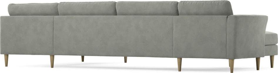 Bridge - 3-sits soffa med schäslong vänster och divan höger - Grå
