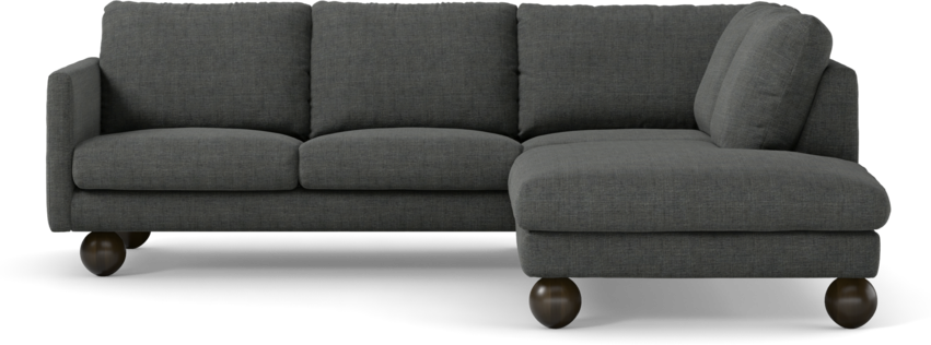 Madison Lux - 2-sits soffa med divan höger - Grå