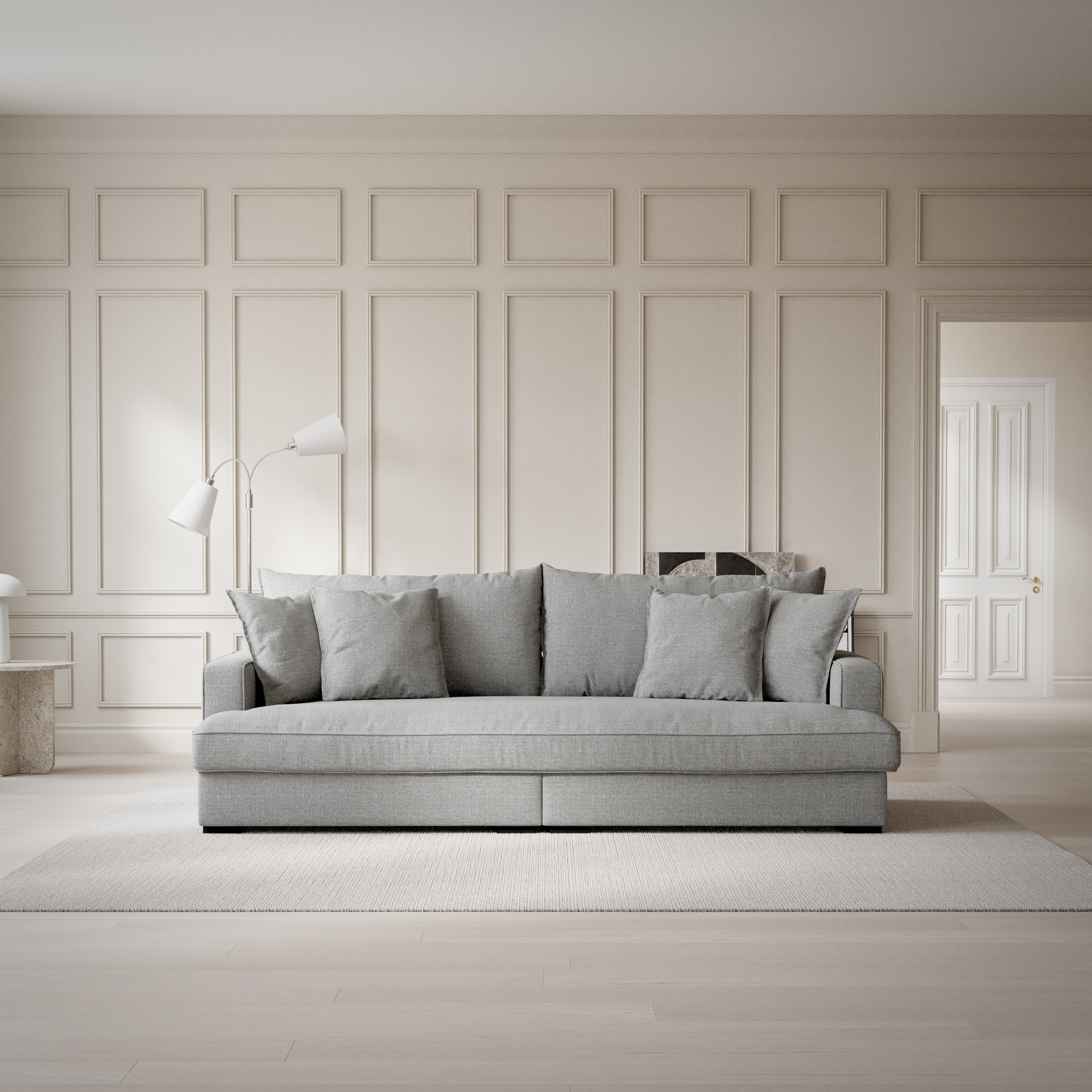 Rossi - 3-sits soffa, hel dyna - inspiration