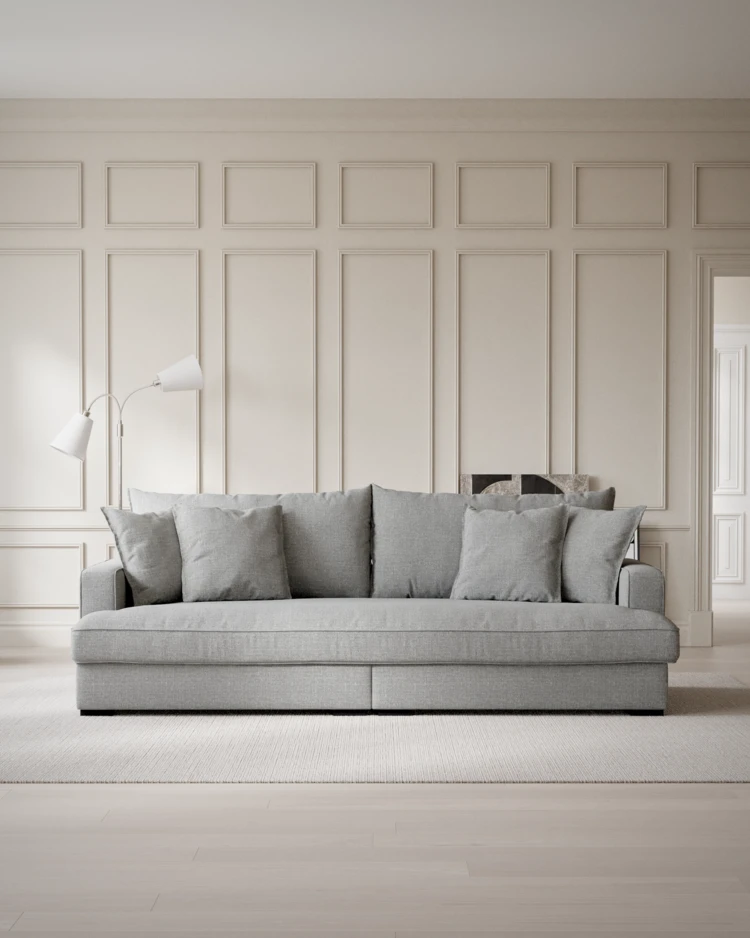 Rossi - 3-sits soffa, hel dyna - inspiration
