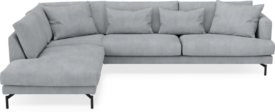 Harper - 3-sits soffa med divan vänster - Grå