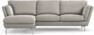 Madison Lux - 2-sits soffa med schäslong vänster - Grå