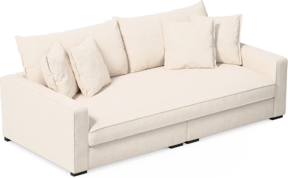 Rossi - 3-sits soffa, hel dyna - Vit