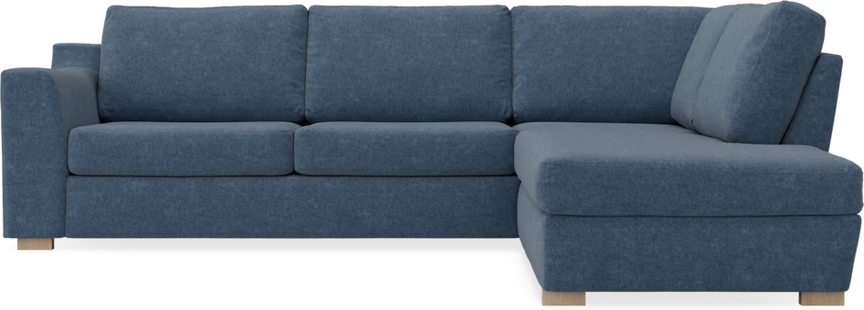 Friday - 2,5-sits soffa med divan höger - Blå