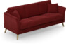 Eden - 3-sits soffa - Röd