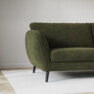 Madison Lux - 2-sits soffa med schäslong vänster - Grön