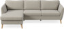 County - 3-sits soffa med flyttbar schäslong - Beige