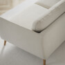 Madison Lux - 2-sits soffa med schäslong vänster - Vit