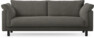 Cherrie - 3-sits soffa, hel dyna, fast klädsel - Grå