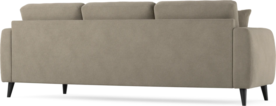 Eden - 3-sits soffa svängd - Beige