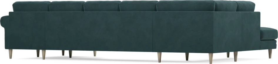 Eden - 3-sits soffa med divan vänster och schäslong höger - Blå