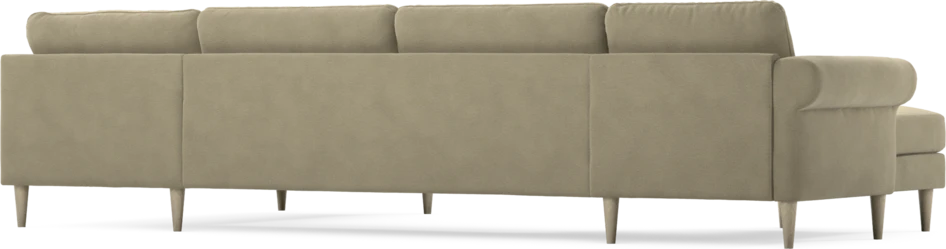 Bridge - 3-sits soffa med schäslong vänster och divan höger - Beige