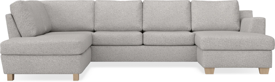 Friday - 3-sits soffa med divan vänster och schäslong höger - Vit