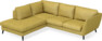 Madison - 2-sits soffa med divan vänster - Gul