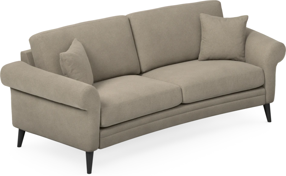 Eden - 2,5-sits soffa svängd - Beige