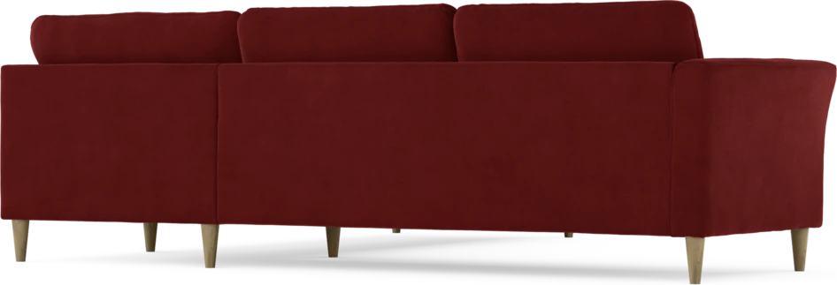 Bridge - Hörnsoffa, 2+2-sits - Röd