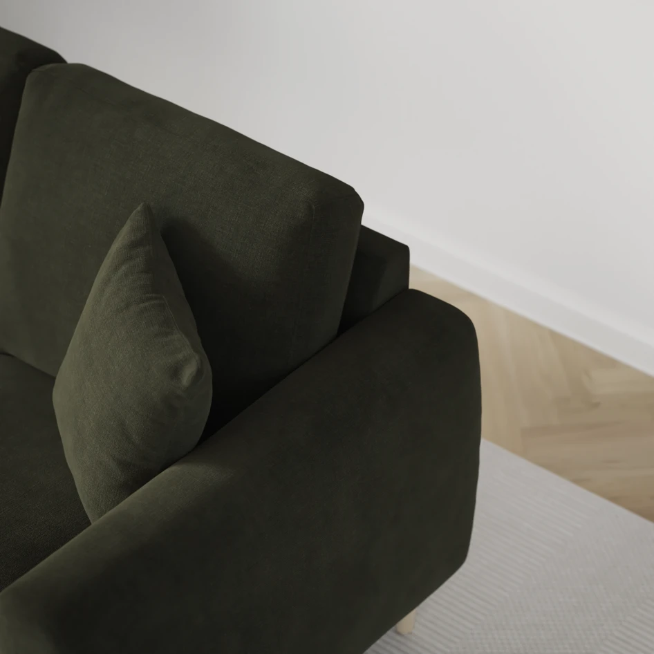 Eden - 3-sits soffa - Grön