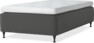 Delux Dream - Ramsäng, enkelsäng med bäddmadrass - Grå