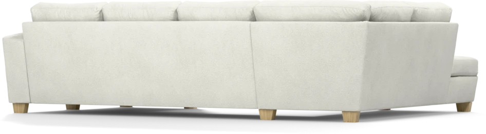Friday - 3-sits soffa med divan vänster och schäslong höger - Vit
