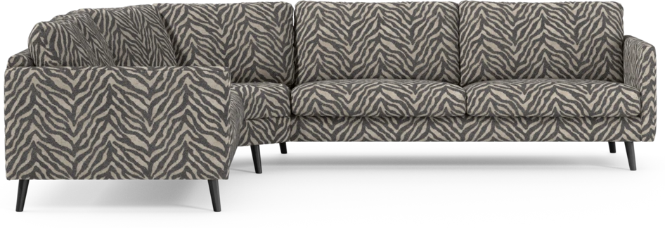 Madison Lux - Hörnsoffa 2+3-sits, hörn 2 - Svart