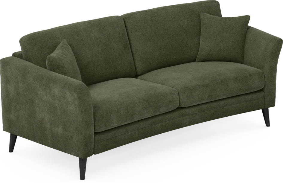 Eden - 2,5-sits soffa svängd - Grön