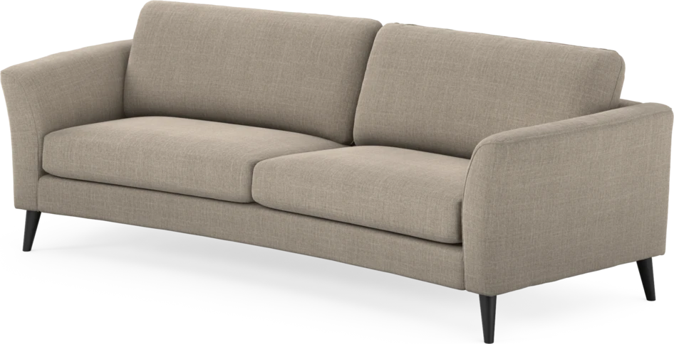 Bridge - 3-sits soffa svängd - Beige