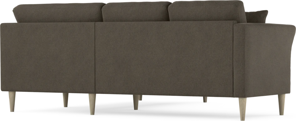 Eden - Hörnsoffa, 2+2-sits - Brun