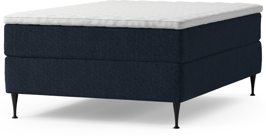 Delux Exclusive - Kontinentalsäng, enkelsäng 140 cm med bäddmadrass och sängben