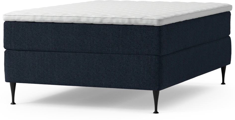 Delux Exclusive - Kontinentalsäng, enkelsäng 140 cm med bäddmadrass och sängben