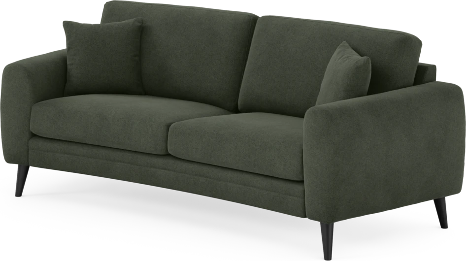 Eden - 2,5-sits soffa svängd - Grön