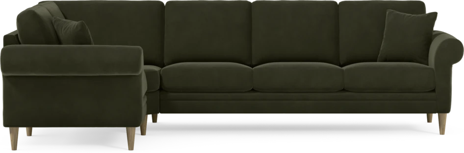 Eden - Hörnsoffa, 1+3-sits - Grön