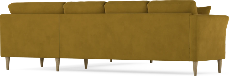 Eden - Hörnsoffa, 3+3-sits - Gul